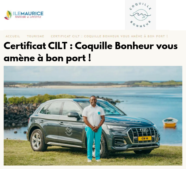 CILT Certification: Coquille Bonheur Gets You Safely to Your Destination